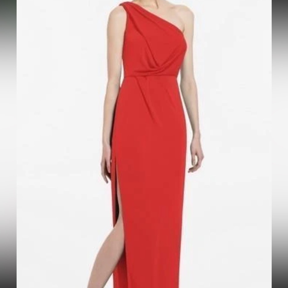 BCBGMaxAzria Vibrant Red Maxi Dress